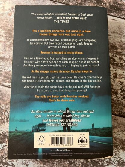 An image of a book by Lee Child - Blue Moon