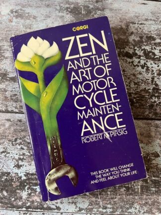 An image of a book by Robert M Pirsig - Zen and the Art of Motorcycle Maintenance