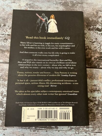 An image of a book by Tony Parsons - Man and Wife