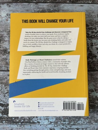 An image of a book by Andy Ramage and Ruari Fairbairns - The 28 day Alcohol Free Challenge