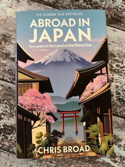 An image of a book by Chris Broad - Abroad in Japan