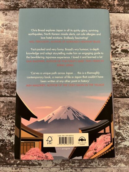 An image of a book by Chris Broad - Abroad in Japan