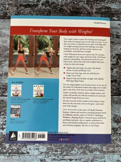An image of the book by Cindy Whitmarsh - 101 Ways to Workout with Weights