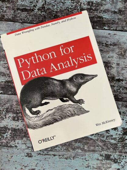 An image of the book by Wes McKinney - Python for Data Analysis