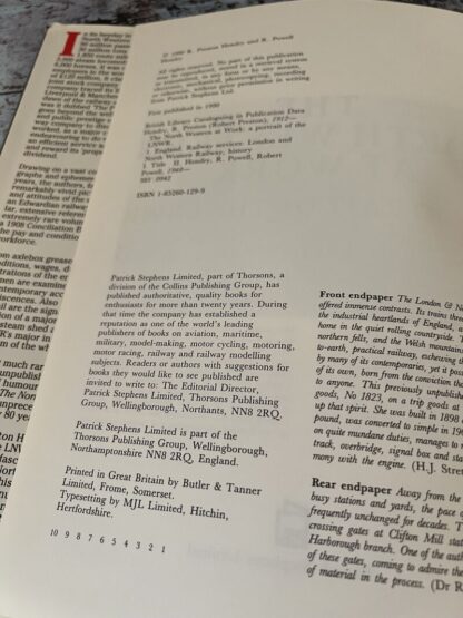 An image of the book by Dr R Preston Hendry and R Powell Hendry - The North Western at Work