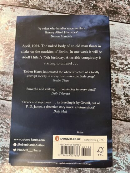 An image of the book by Robert Harris - Fatherland