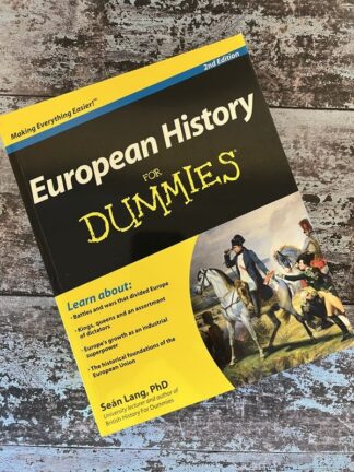 An image of a book by Seán Lang - European History for Dummies