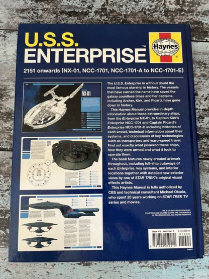 An image of the book USS Enterprise Owners' Workshop Manual by Ben Robinson and Marcus Riley