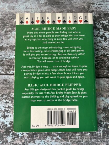 An image of a book by Ron Klinger - Col Bridge Made Easy