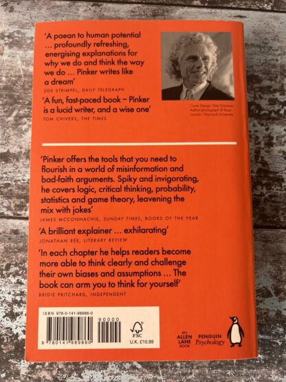 An image of a book by Steven Pinker - Rationality