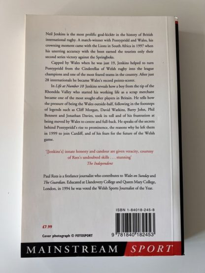 An image of the book Life at Number 10 by Neil Jenkins with Paul Rees