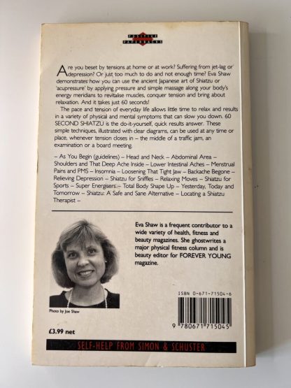 An image of the book 60 Second Shiatzu by Eva Shaw