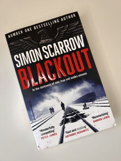 An image of the book Blackout by Simon Scarrow