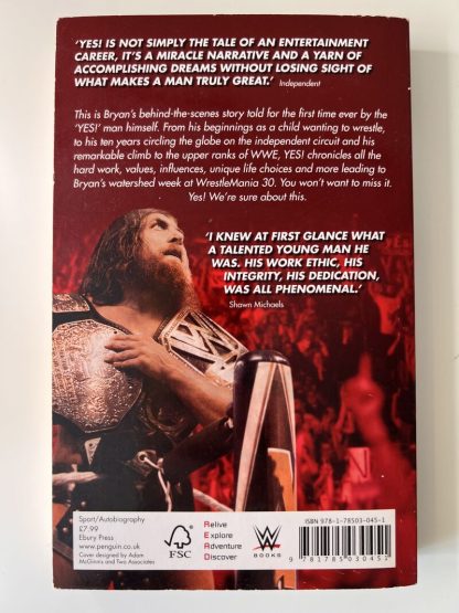 An image of the book Yes! by Daniel Bryan