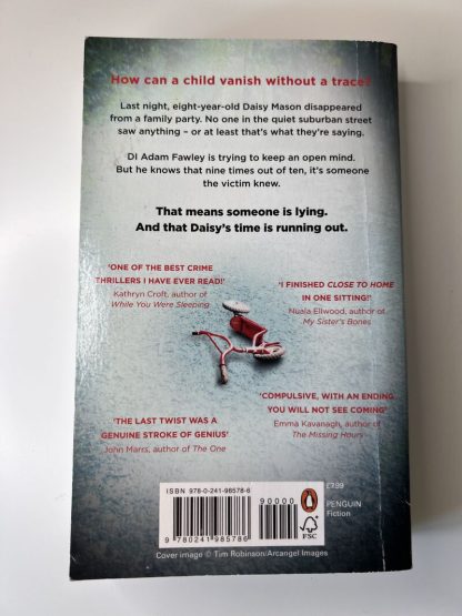 An image of the book Close to Home by Cara Hunter