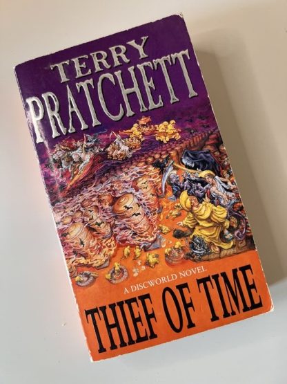 An image of the book Thief of Time by Terry Pratchett