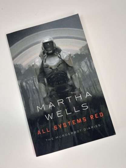 An image of the book All Systems Red by Martha Wells