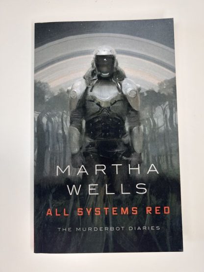An image of the book All Systems Red by Martha Wells