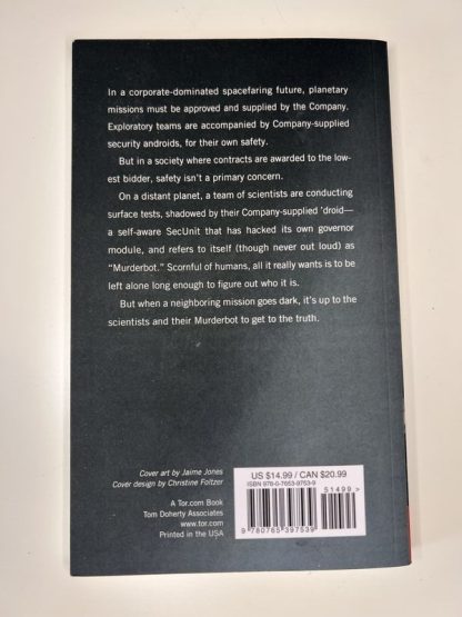 An image of the book All Systems Red by Martha Wells
