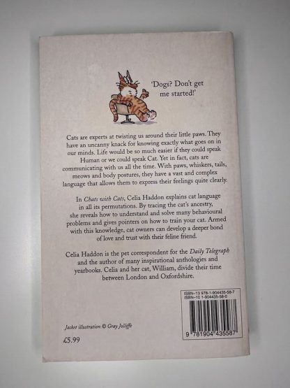 An image of the book Chats with Cats by Celia Haddon