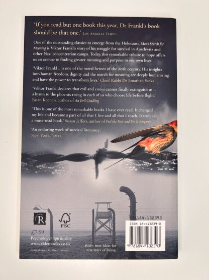 An image of the book Man's Search for Meaning by Viktor E Frankl