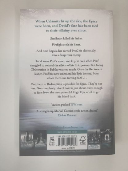 An image of the book Calamity by Brandon Sanderson
