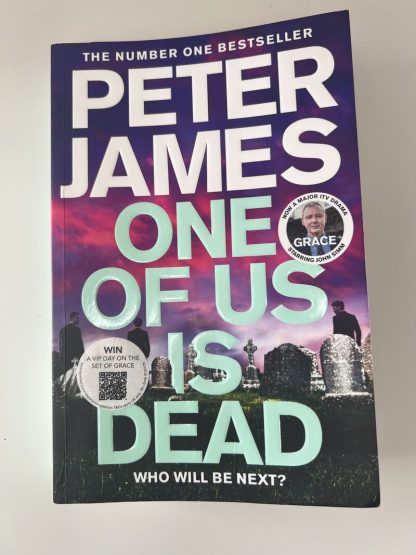 An image of the book One of Us is Dead by Peter James