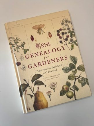 An image of the book RHS Genealogy for Gardeners by Dr Ross Bayton and simon Maughan