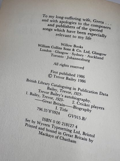 An image of the book Wickets, Catches and the Odd Run by Trevor Bailey