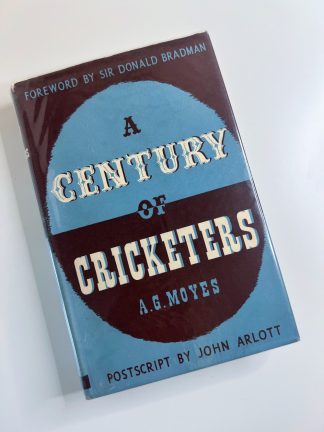 An image of the book A Century of Cricketers by A G Moyes