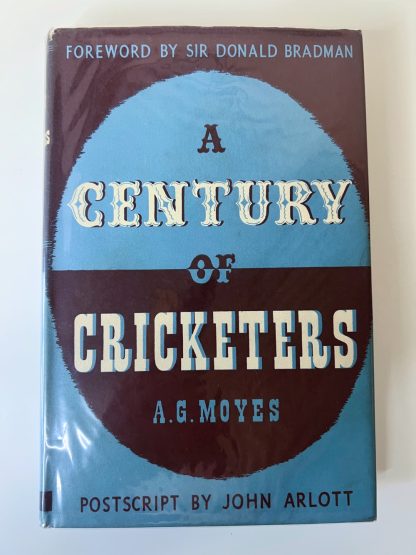 An image of the book A Century of Cricketers by A G Moyes