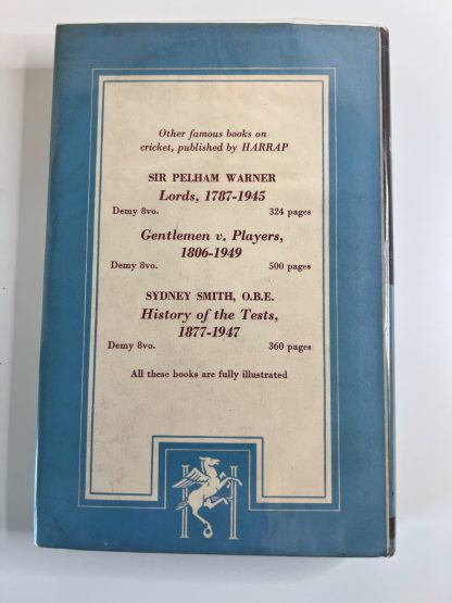 An image of the book A Century of Cricketers by A G Moyes