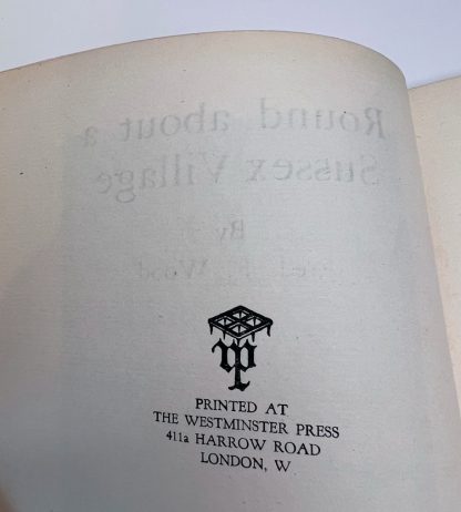 An image of the book Round about a Sussex Village by Fred F Wood