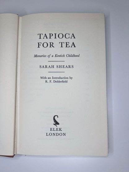 An image of the book Tapioca for Tea by Sarah Shears