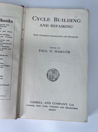 An image of the book Cycle Building and Repairing by Paul N Hasluck