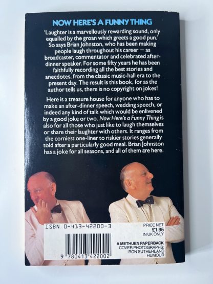An image of the book Now here's a funny thing by Brian Johnston