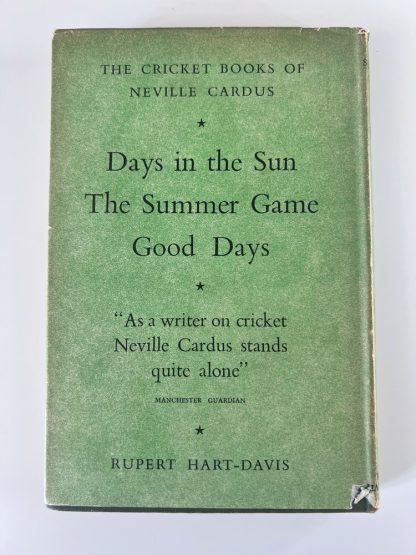 An image of the book The Summer Game by Neville Cardus
