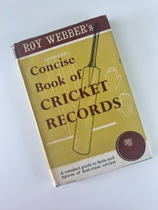 An image of the book Concise Book of Cricket Records by Roy Webber