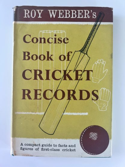 An image of the book Concise Book of Cricket Records by Roy Webber