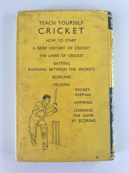 An image of the book Teach Yourself Cricket by FNS Creek