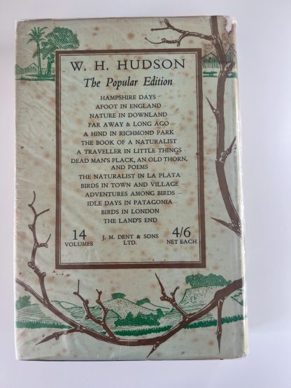 An image of the book Hampshire Days by W H Hudson