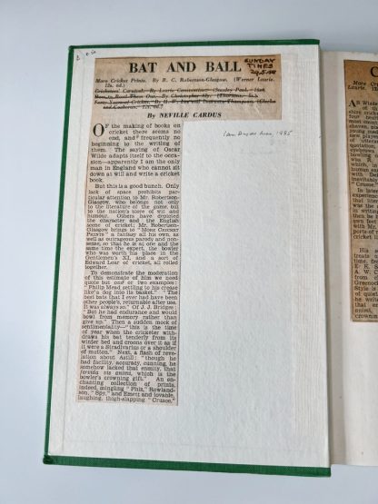 An image of the book More Cricket Prints: Some Batsmen and Bowlers 1920-1945 by R C Robertson-Glasgow