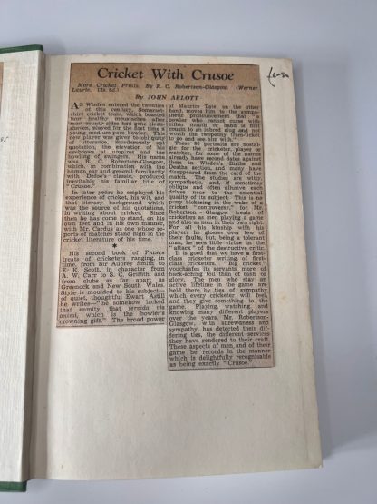 An image of the book More Cricket Prints: Some Batsmen and Bowlers 1920-1945 by R C Robertson-Glasgow