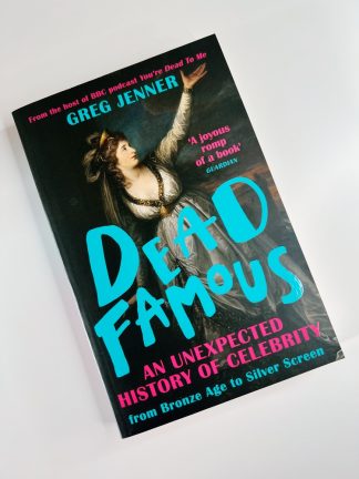 Affordable secondhand Dead Famous by Greg Jenner, paperback, very good condition, photo-verified, StrangeBooks UK