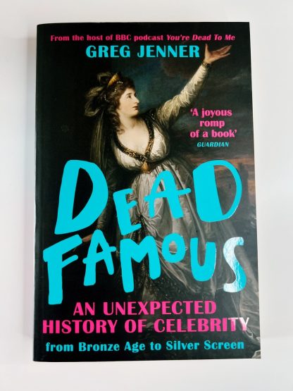 Affordable secondhand Dead Famous by Greg Jenner, paperback, very good condition, photo-verified, StrangeBooks UK