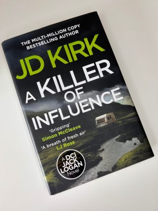 Affordable secondhand A Killer of Influence by J D Kirk, hardback, very good condition, photo-verified, StrangeBooks UK