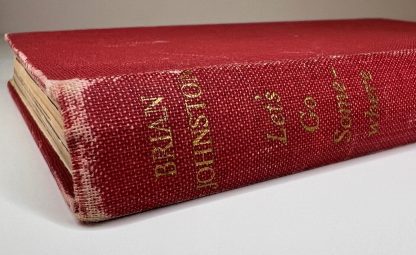 Affordable secondhand Let's Go Somewhere by Brian Johnston, hardback, good condition, photo-verified, StrangeBooks UK