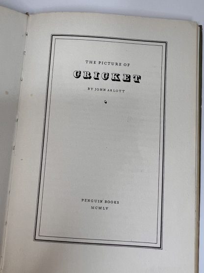 Affordable secondhand The Picture Book of Cricket by John Arlott, hardback, very good condition, photo-verified, StrangeBooks UK