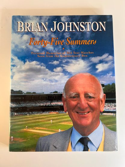 Affordable secondhand Forty-Five Summers by Brian Johnston, hardback, very good condition, photo-verified, StrangeBooks UK