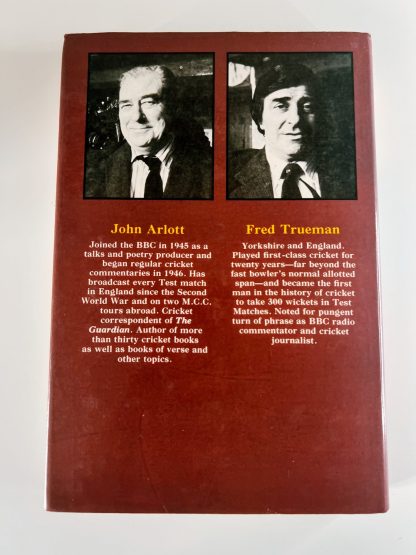 Affordable secondhand Arlott and Trueman on Cricket by John Arlott and Fred Trueman, hardback, very good condition, photo-verified, StrangeBooks UK